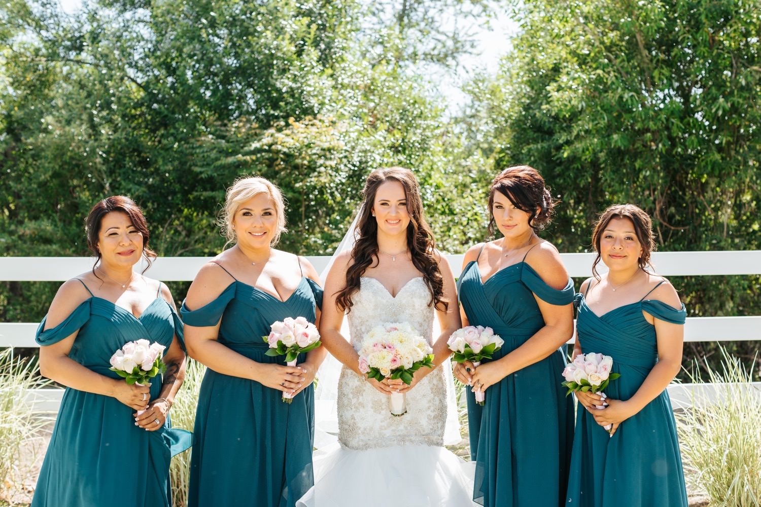 Bride and Bridesmaids Photos - https://brittneyhannonphotography.com