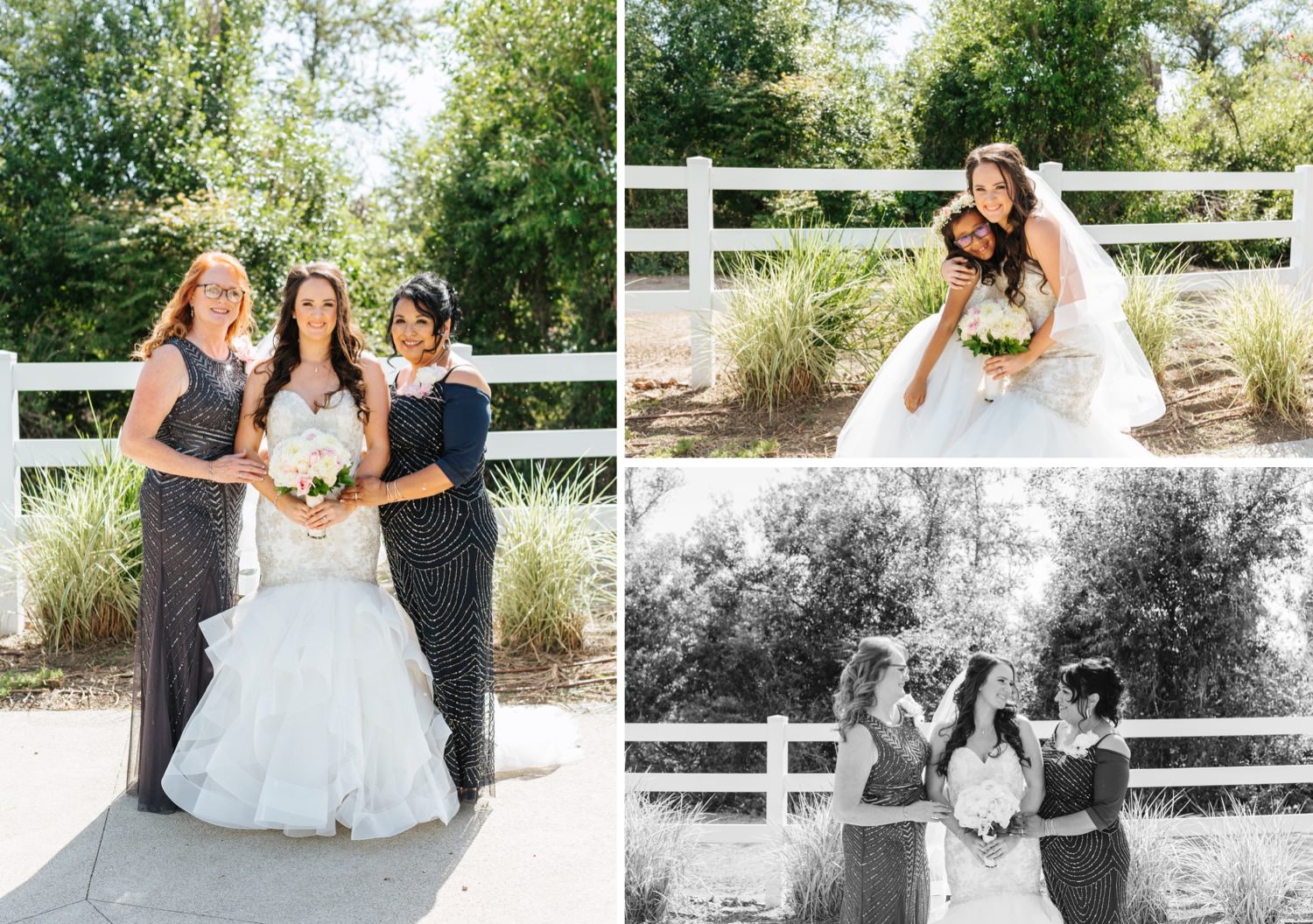 Bride with her mom and mother in law - https://brittneyhannonphotography.com