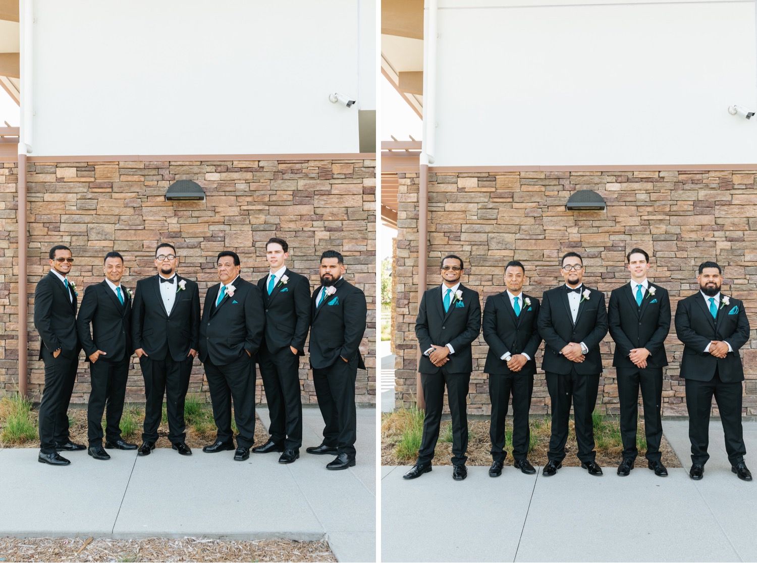 Groom and Groomsmen - Chino Hills Wedding - https://brittneyhannonphotography.com