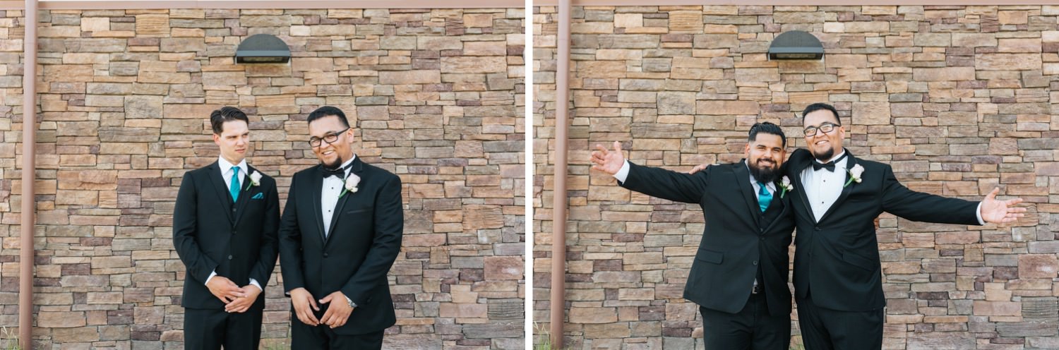 Groom and Groomsmen - Chino Hills Wedding - https://brittneyhannonphotography.com