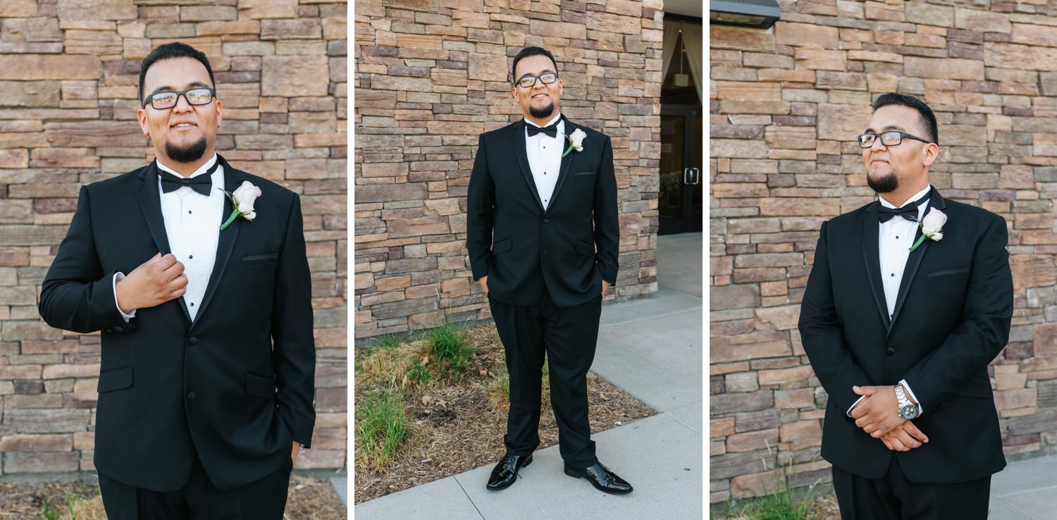 Chino Hills Community Center Wedding - Groom Portraits - https://brittneyhannonphotography.com