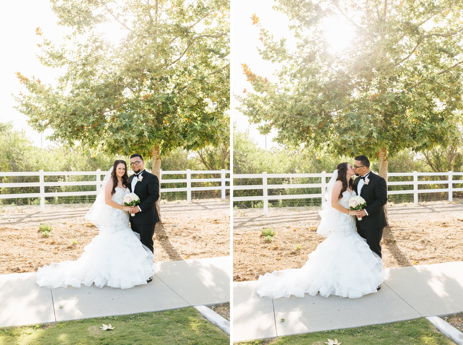Romantic and Natural Light Bride and Groom Photos - https://brittneyhannonphotography.com