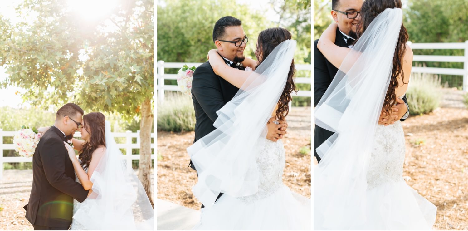 Romantic and Natural Light Bride and Groom Photos - https://brittneyhannonphotography.com