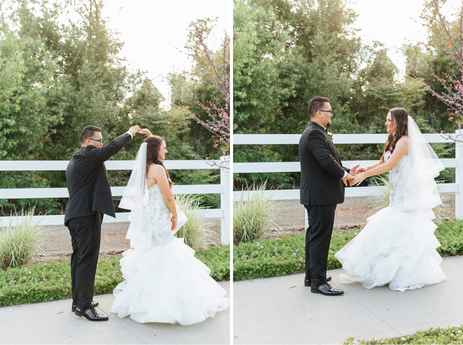 Romantic Bride and Groom Photos - https://brittneyhannonphotography.com