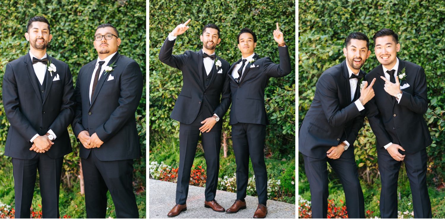 Groom and Groomsmen Photos - Los Angeles - Wedding Photographer - https://brittneyhannonphotography.com