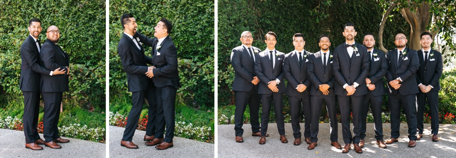 Groom and Groomsmen Photos - Los Angeles - Wedding Photographer - https://brittneyhannonphotography.com