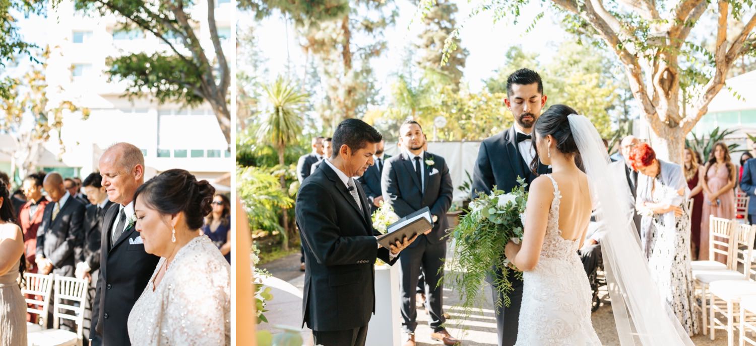 Los Angeles Wedding Ceremony - Summer Wedding - https://brittneyhannonphotography.com