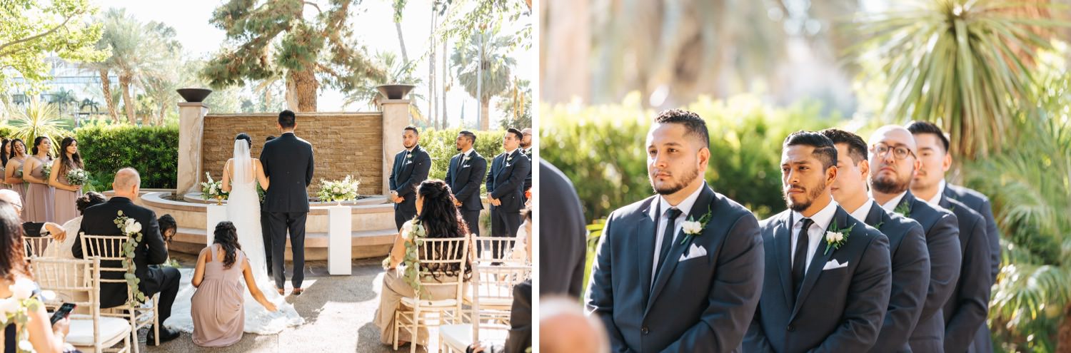 Los Angeles Wedding Ceremony - Summer Wedding - https://brittneyhannonphotography.com