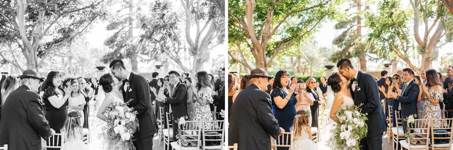 Bride and Groom Kiss - Los Angeles Wedding - https://brittneyhannonphotography.com