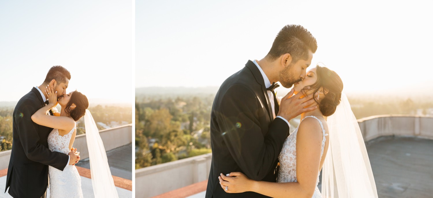 Kissing Photos - Romantic Bride and Groom pictures - https://brittneyhannonphotography.com