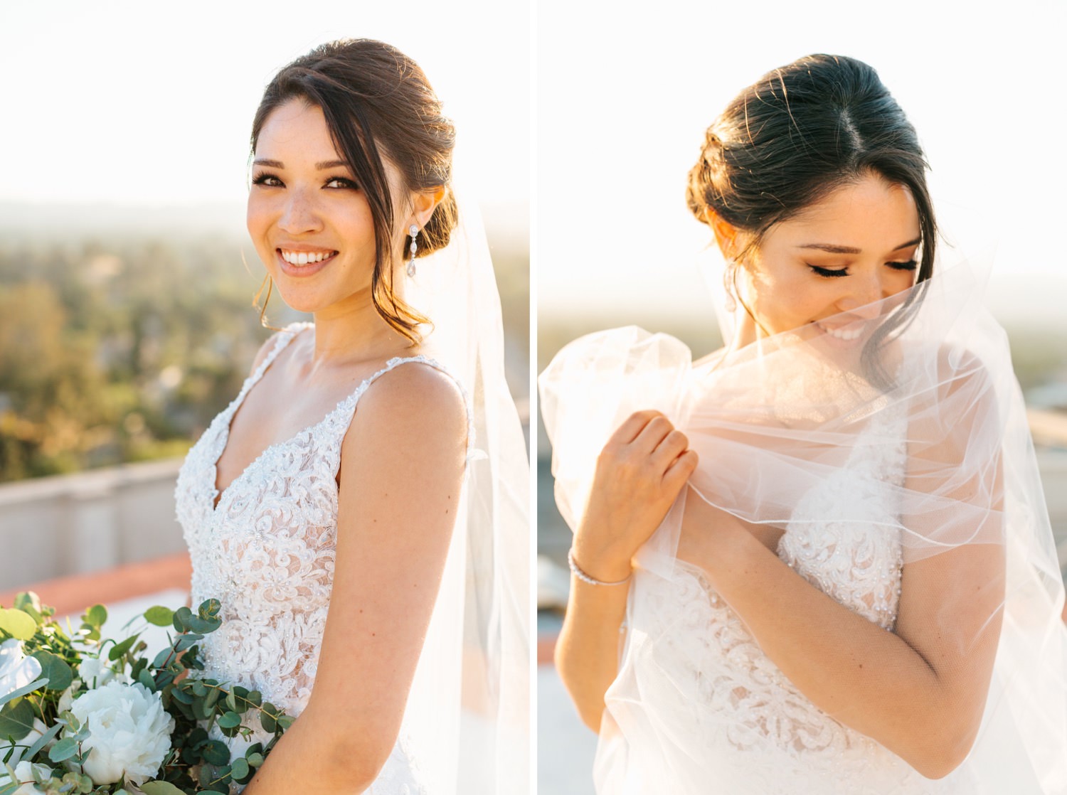 Blushing Bride - Los Angeles Wedding - https://brittneyhannonphotography.com