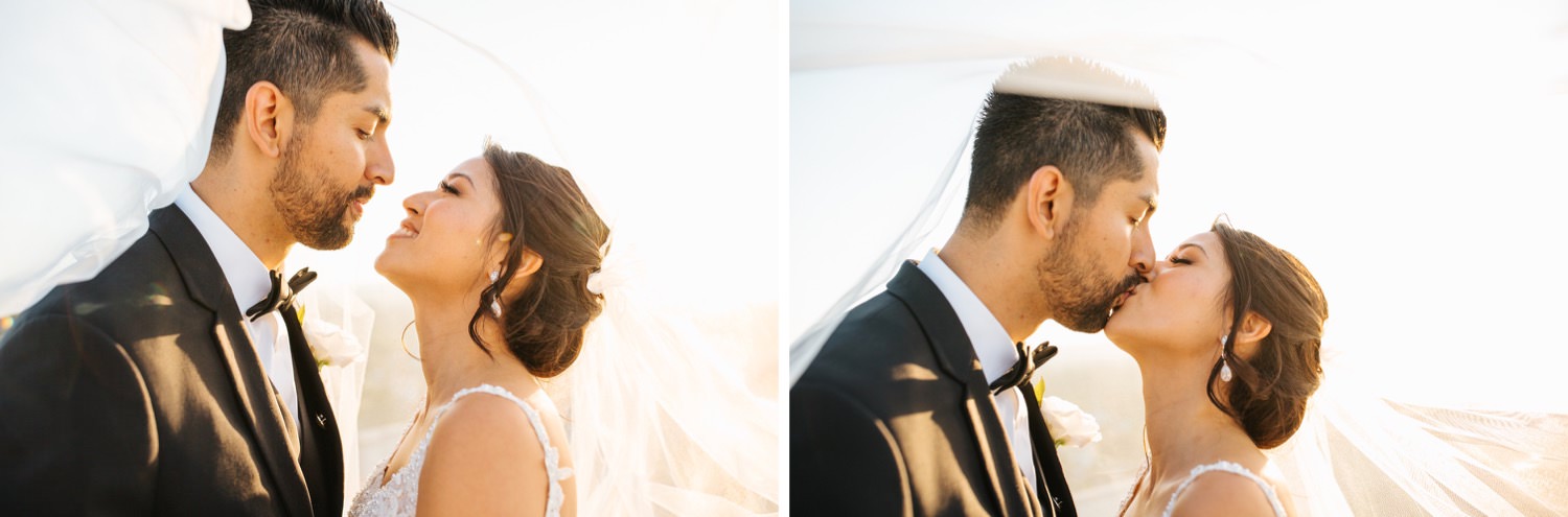 Bride and Groom veil photos - https://brittneyhannonphotography.com