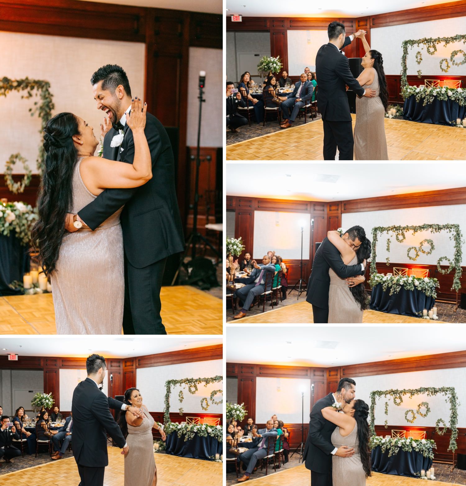 Mother and Son Dance - Groom dances with his Mom - https://brittneyhannonphotography.com