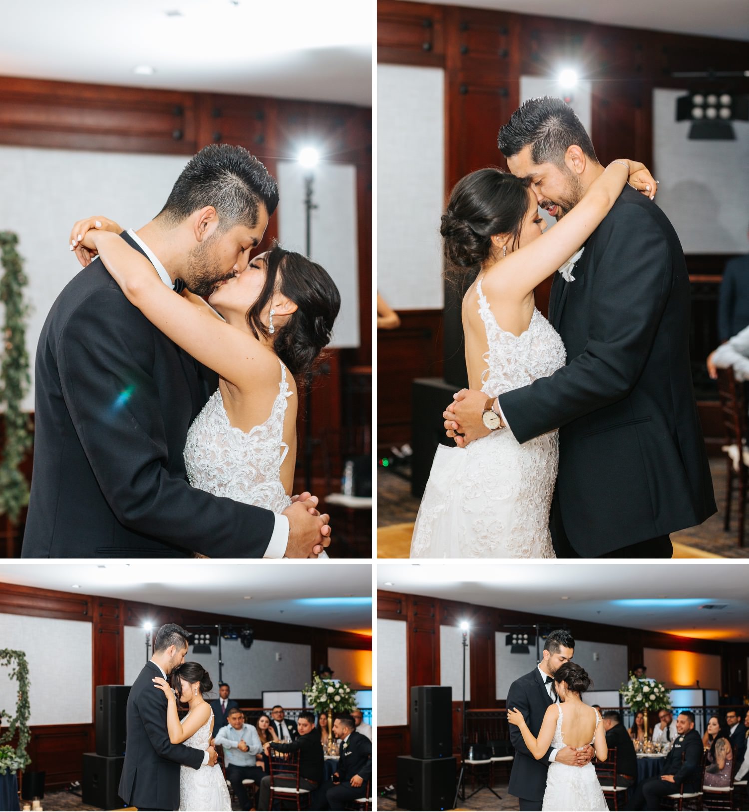 Bride and Groom First Dance - Romantic First Dance between Bride and Groom - https://brittneyhannonphotography.com