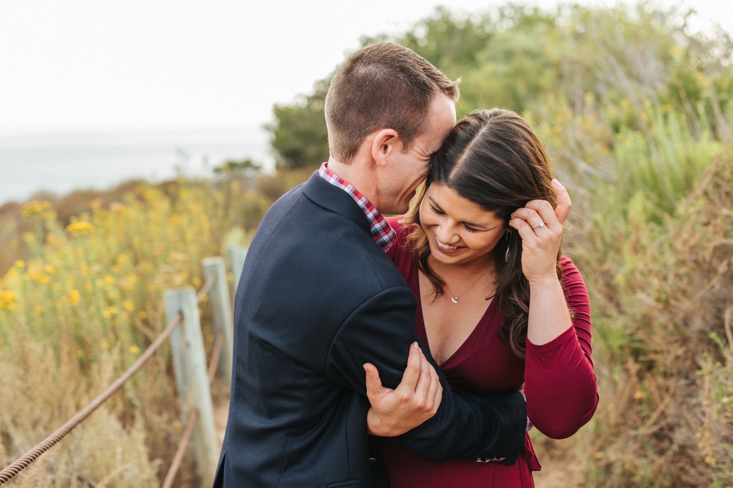 couple-laughing-during-engagement-session