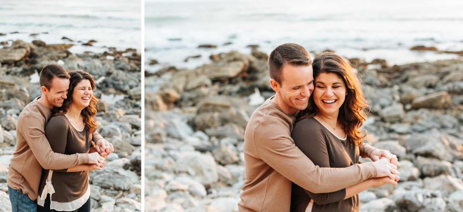 couple-laughing-during-engagement-photos