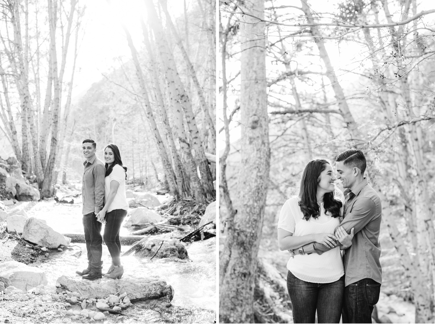 Black & White Engagement Photos - https://brittneyhannonphotography.com
