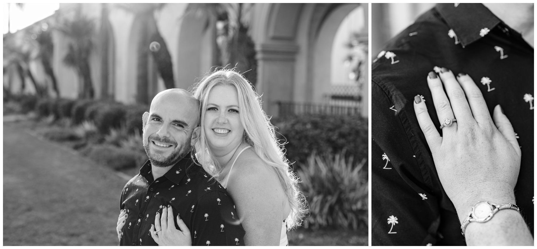 black-and-white-engagement-photos