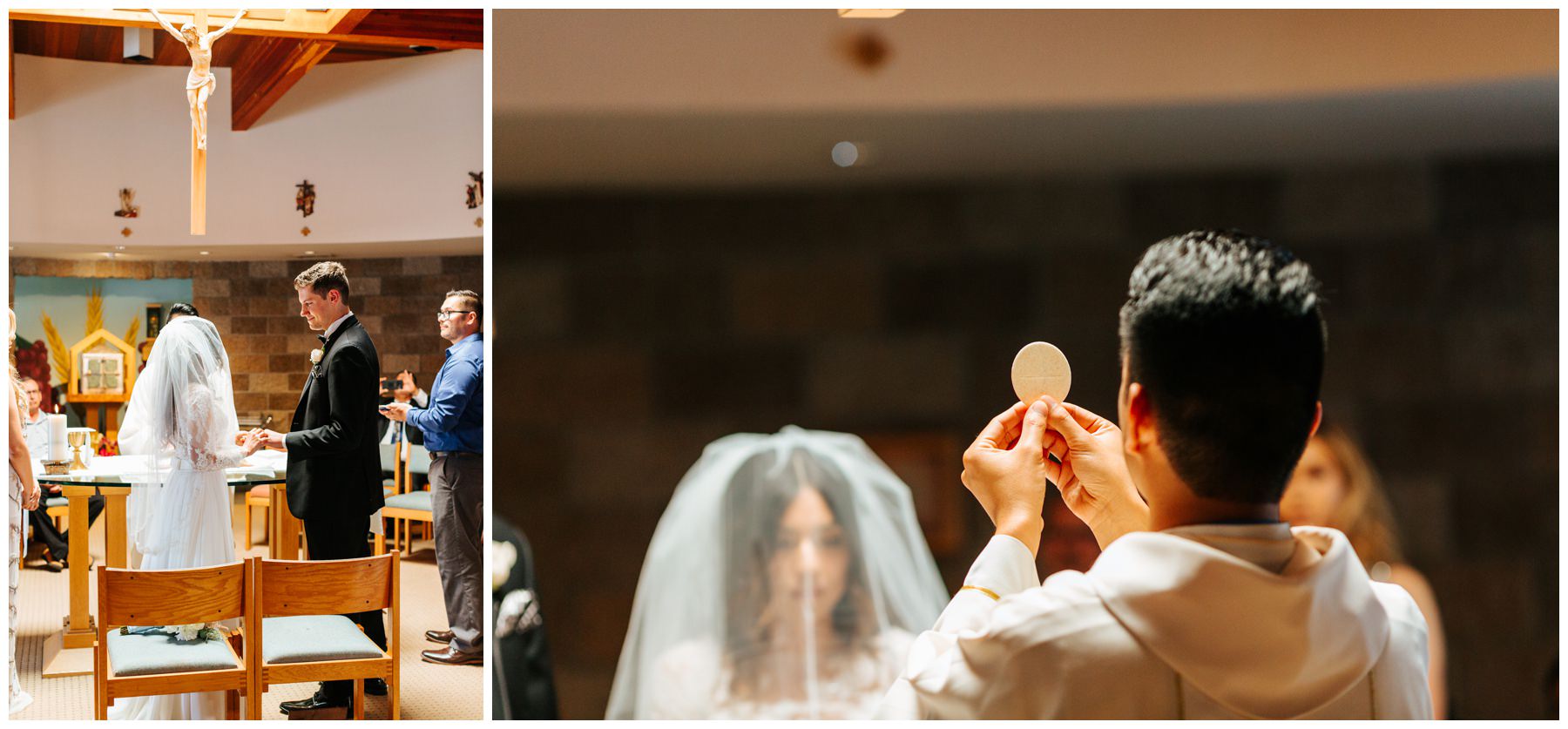 Bride and Groom Wedding Ceremony - Chino Hills Wedding