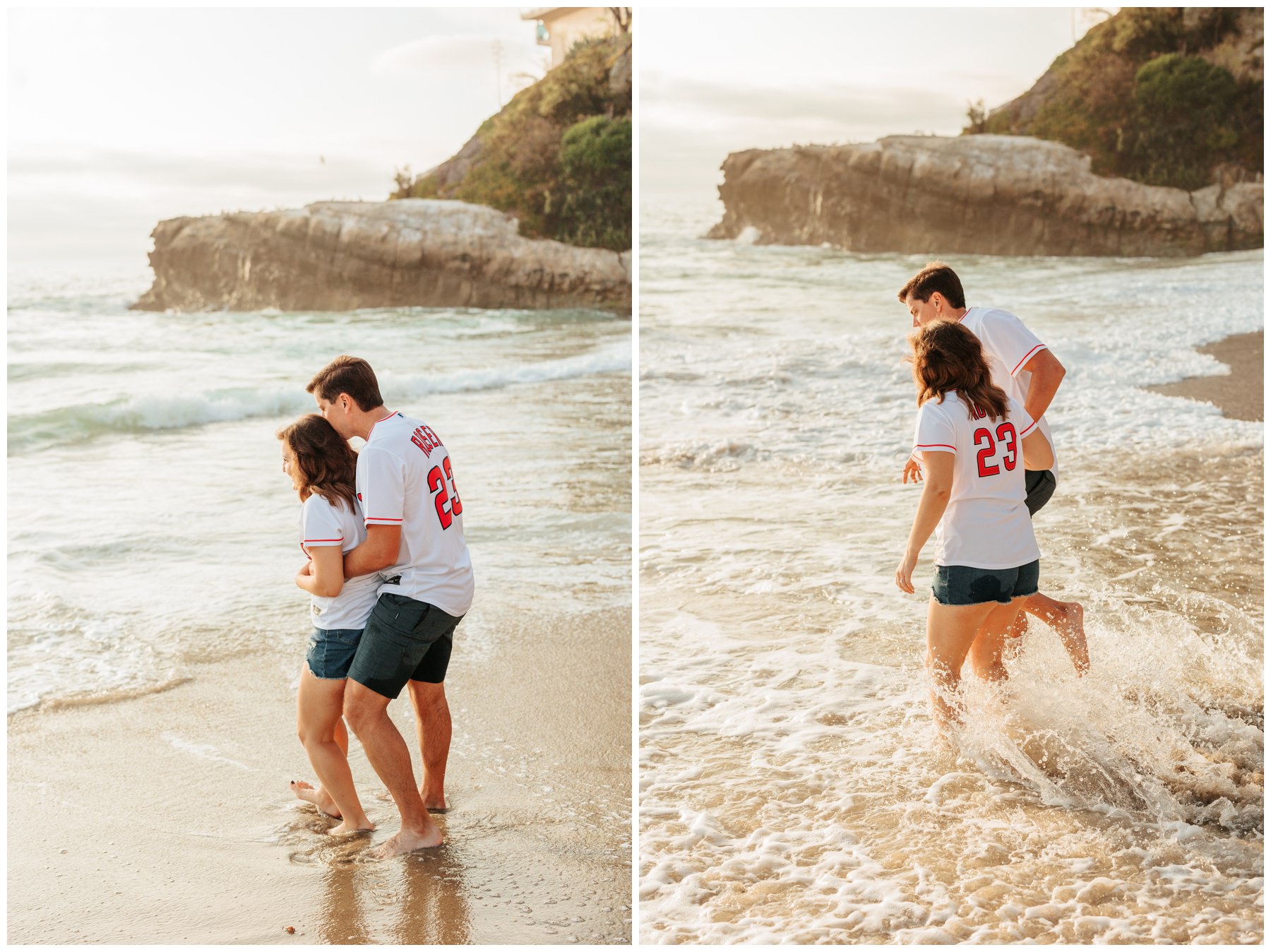 Orange County Beach Engagement Photos