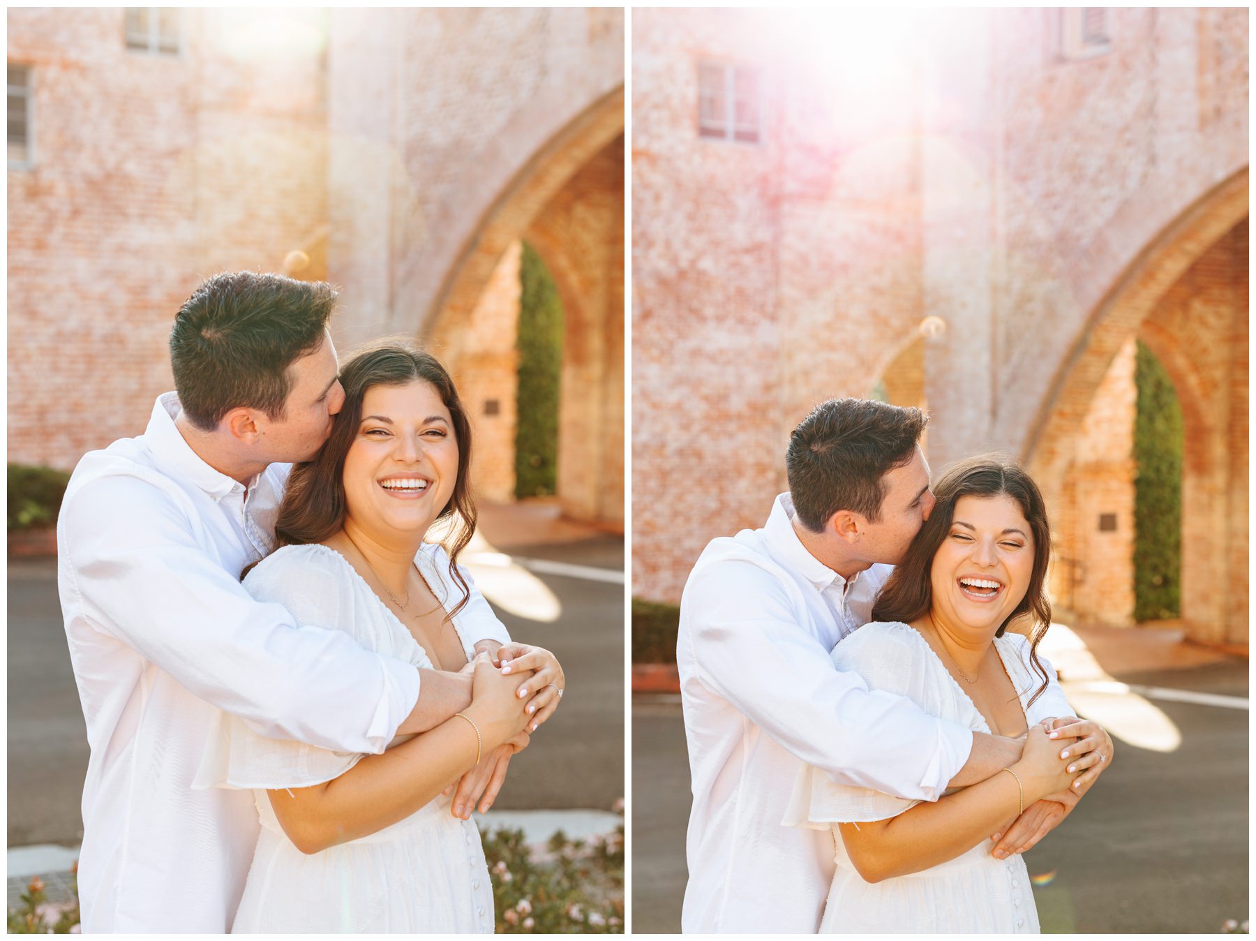 romantic engagement photos in palos verdes