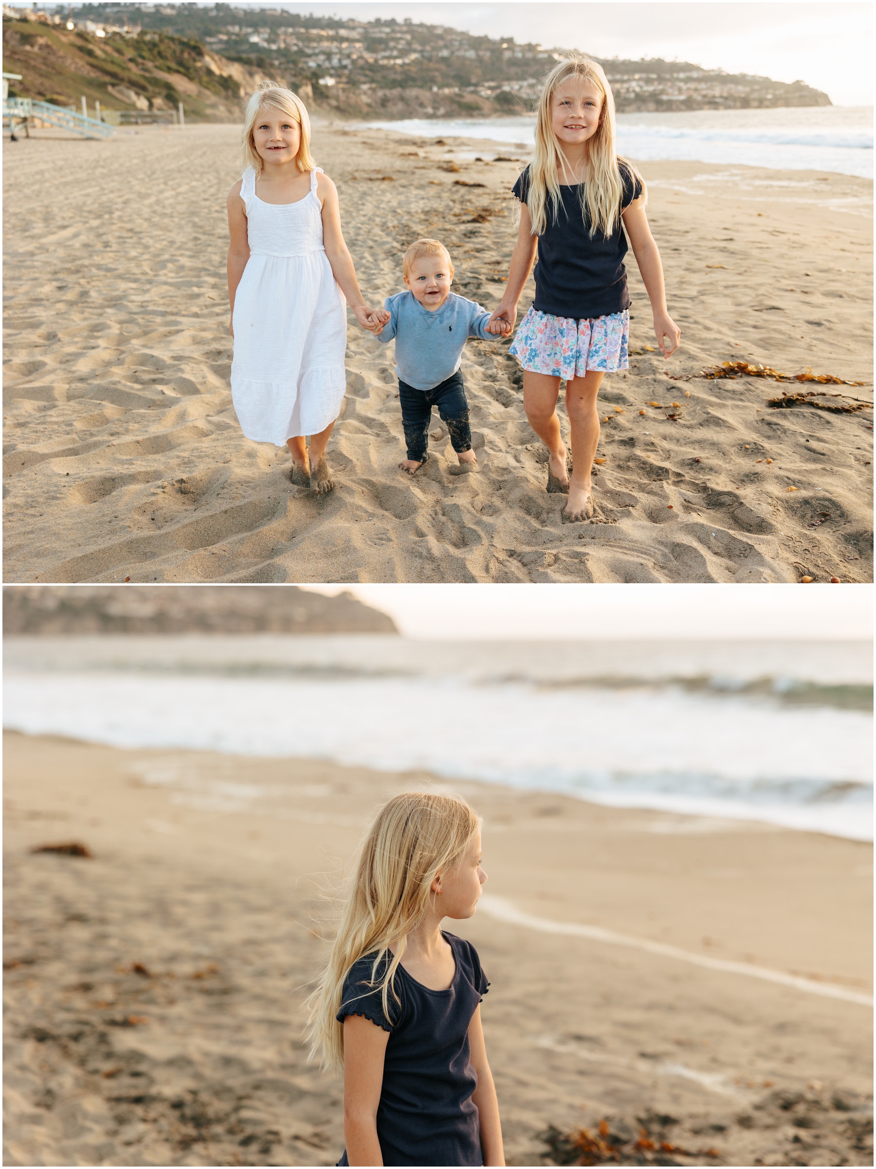 Family Photos on the beach in Southern California