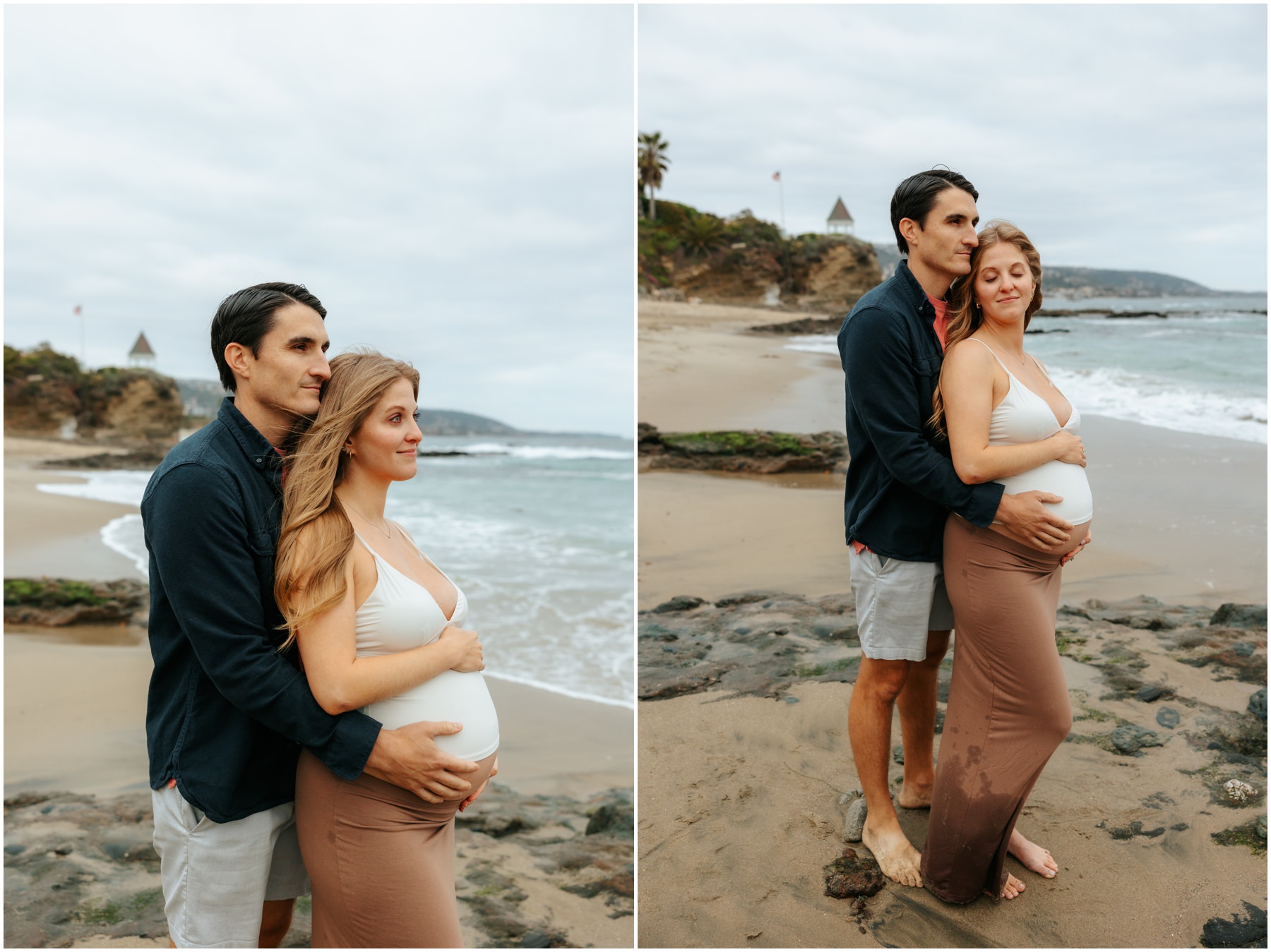 Beach Maternity Photos in Orange County