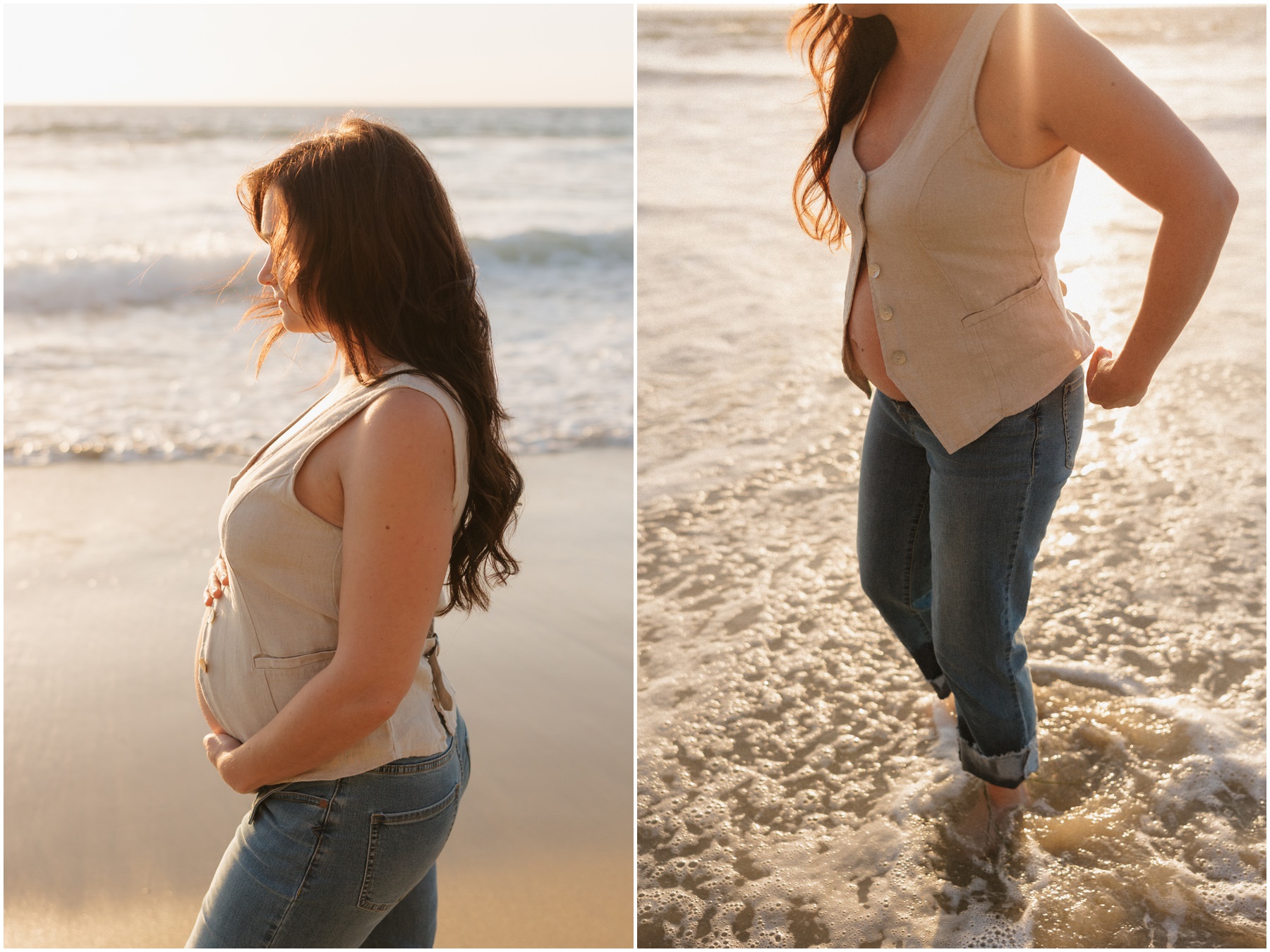 Beach Maternity Session in Dana Point