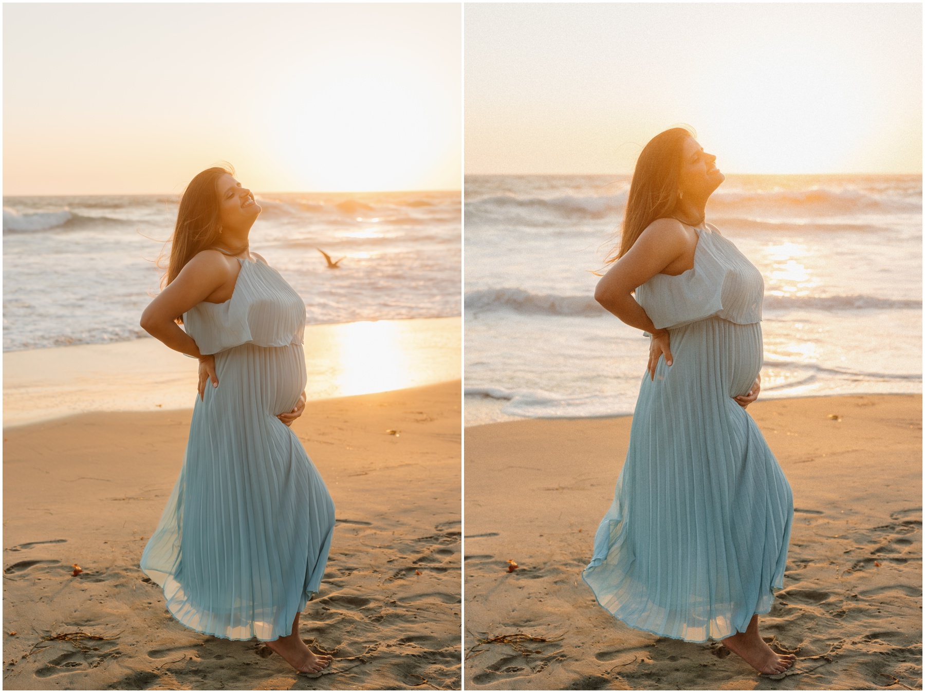 Maternity Photos on the beach in Orange County