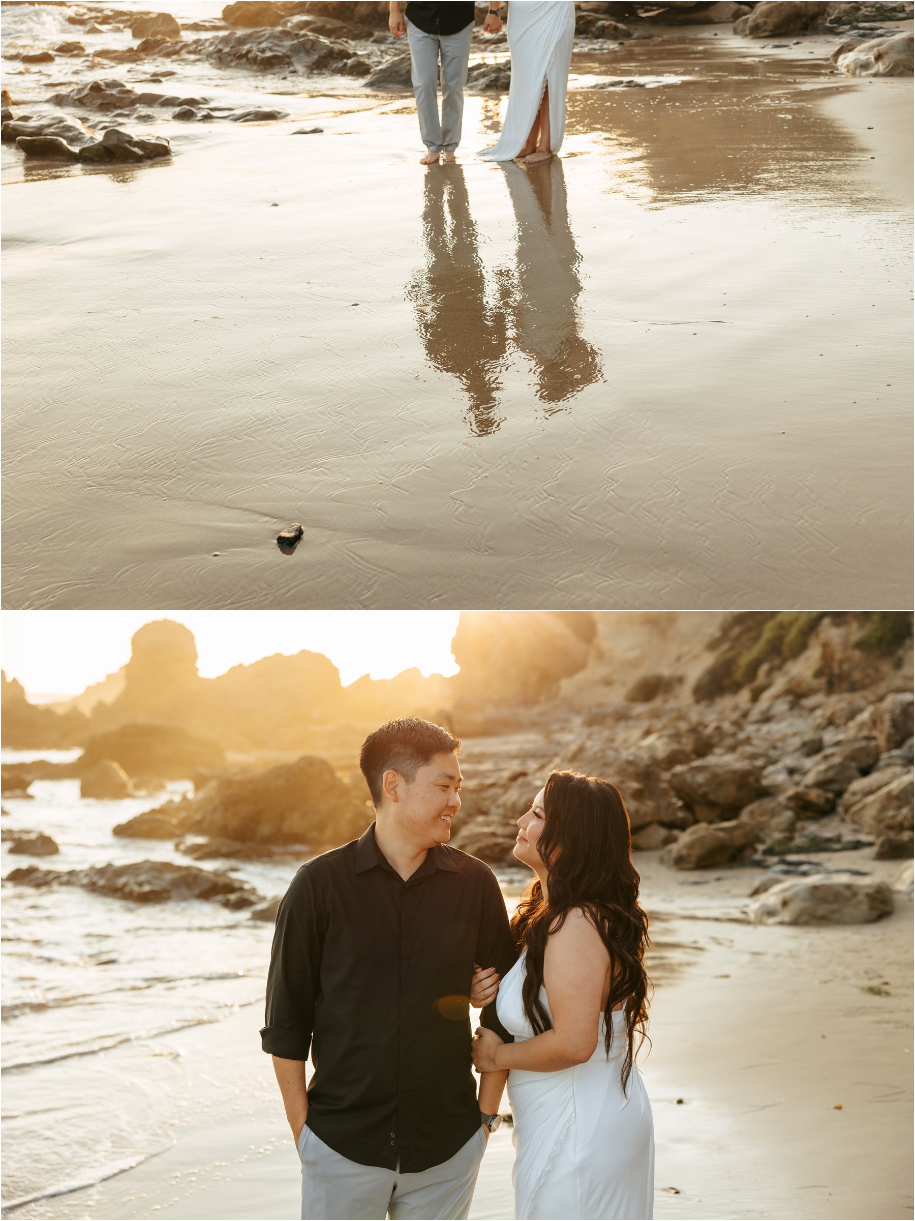 Beach Engagement Session in Orange County