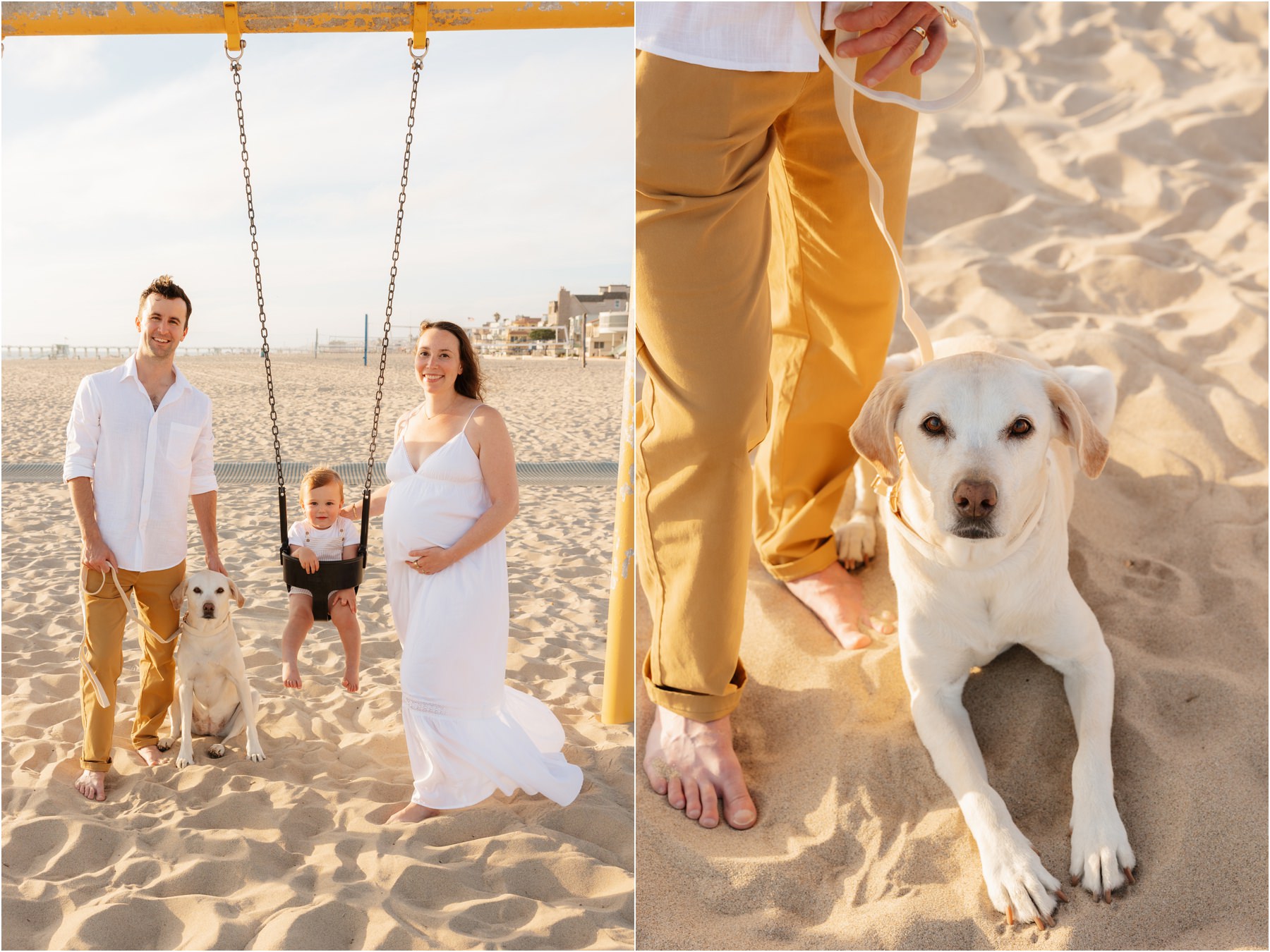 Los Angeles Beach Maternity Session
