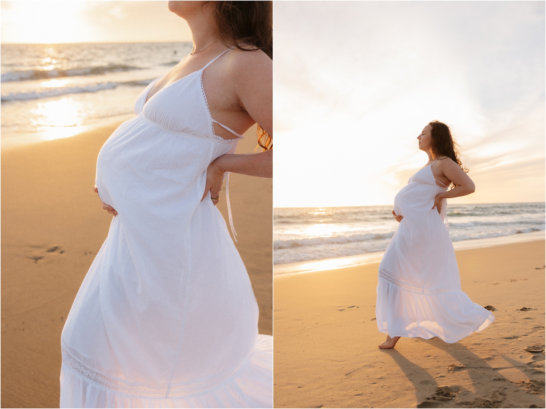 Beach Maternity Session in Los Angeles